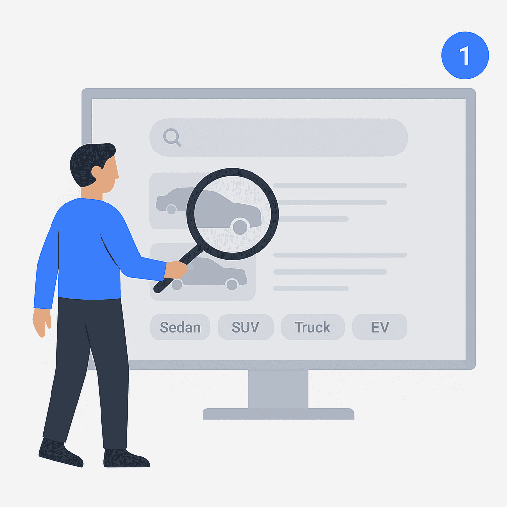 Step 1: Browse & Search Illustration